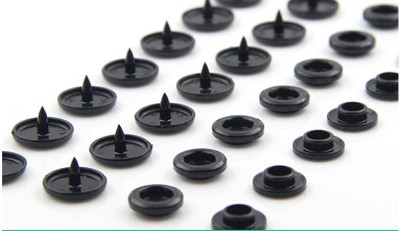 ZJ 樹脂四合鈕   童裝四合鈕扣   按鈕鈕扣  10MM   12MM   側面照